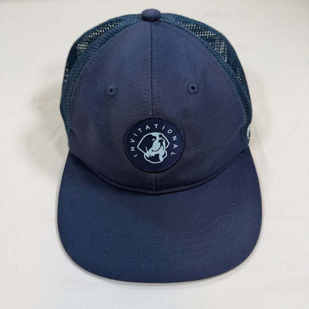 The Black Dog Invitational Navy Blue Mesh Back Trucker Hat